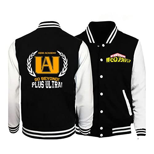 zhedu My Hero Academia Baseballuniform Hoodie Japan Anime Trainingsanzug Männer Bomberjacke Winter Streetwear Harajuku (XS,Color 05) von zhedu