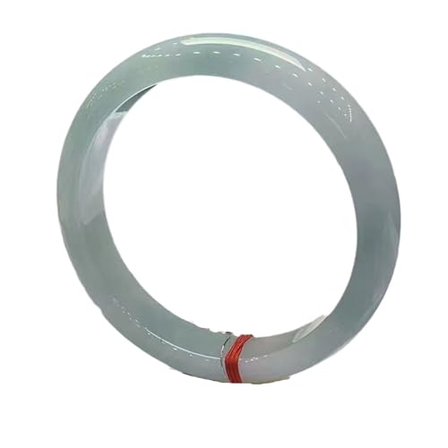 zhuBAOHE Authentischer Jade-Armreif, Jade-Armreif für Frauen, naturfarbener Jade-Armreif mit Schmuckschatulle und Zertifikat,Natural,60mm von zhuBAOHE