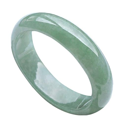 zhuBAOHE Natürliche Myanmar Jade Armband Himmel blau Jade Armband Mädchen der Licht Grün Armband Schwimmende Blume Mode kette armband,Grün,54mm von zhuBAOHE