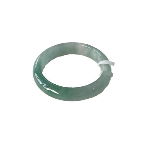 zhuBAOHE Natürliches Smaragd-Jade-Armband für Frauen, Armband mit Perlen aus grüner Jade mit Farbverlauf, Weihnachten, Erntedankfest, Muttertagsgeschenke,Grün,54mm von zhuBAOHE