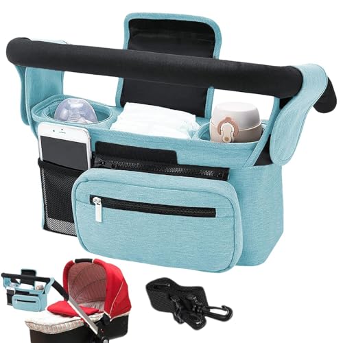 zwxqe Kinderwagentaschen-Organizer | Kinderwagentaschen-Befestigung groß | mehrere Taschen für Kinderwagen | große Kapazität Babytasche, Kinderwagen-Organizer mit Taschen, Kinderwagentasche für zwxqe Kinderwagentaschen-Organizer | Kinderwagentaschen-Befestigung groß | mehrere Taschen für Kinderwagen | große Kapazität Babytasche, Kinderwagen-Organizer mit Taschen, Kinderwagentasche für von zwxqe